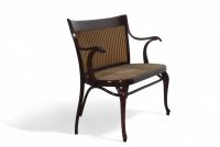Adolf LOOS (1870-1933) Secession bench in turned wood, NO.6150, Art Nouveau period.