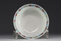 China - Doucai porcelain bowl decorated with flowers, Yongzheng mark under the piece.