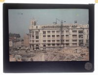 Léon Herlant (1873-1968) — 2 autochromes sur plaque Lumière», 12 x 9 cm.  Construction du 