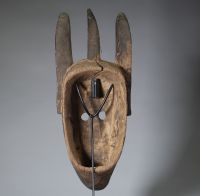 Afrique - Masque  Hyène « Suruku » Bamana / Bambara, Mali, bois ancien sculpté, 1ère moitié XXème.