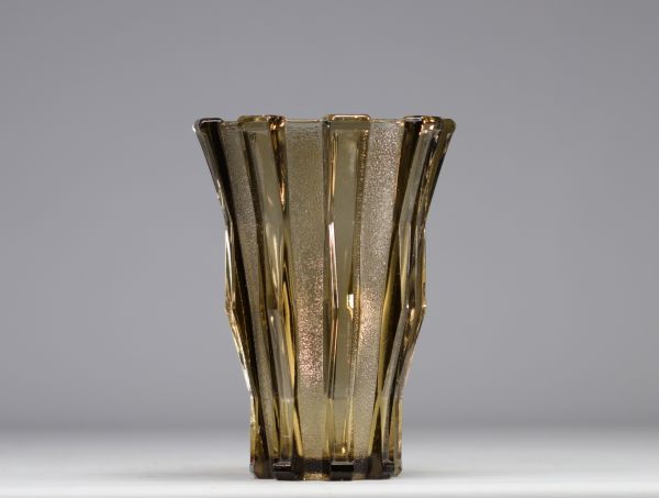 Vase Scailmont, brun, Art Déco 1930-1935