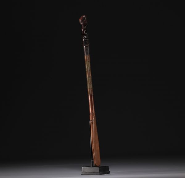 Anthropomorphic spatula - Chokwé- Lwena - Angola/Dem.Rep.Congo