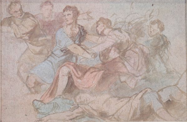 Anthonius VAN DYCK (1599-1641) Aquarelle 