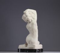 Louis MASCRÉ (1871-1929) Grande sculpture en marbre 