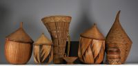 Collection of over 200 Central African baskets from the 19th and 20th centuries - Collection of Mr Christian Borzykowski.