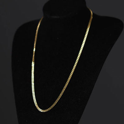 Necklace and bracelet in 18k gold weighing 59g.