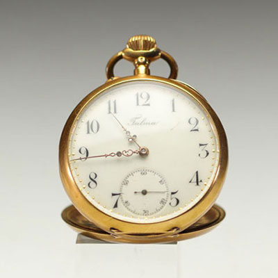Talma - Montre gousset en or 18k pour un poids total de 75,3gr.