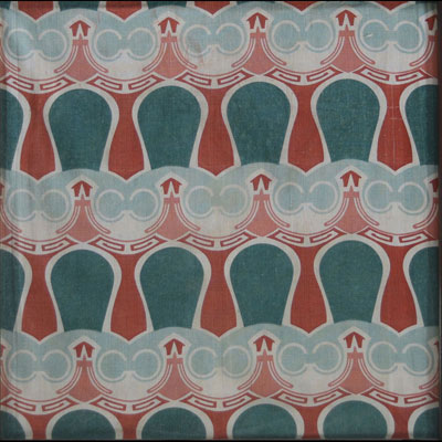 Henry VAN DE VELDE (18631957) Rare Art Nouveau cotton fabrics, c.1904.