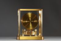 Jaeger-LeCoultre - Atmos ‘Hermès’ perpetual movement clock, gilded brass cage.