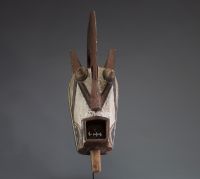 Afrique - Masque de forgeron « Kobiay » Bwa en bois polychrome, Burkina Faso . Bois, polychromie, 1ère moitié XXème.