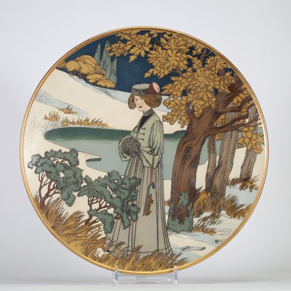 Villeroy & Boch, manufacture de Mettlach Plaque murale n°2998 