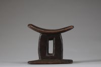 Afrique - Repose nuque Oromo en bois sculpté, Ethiopie, fin XIXème.