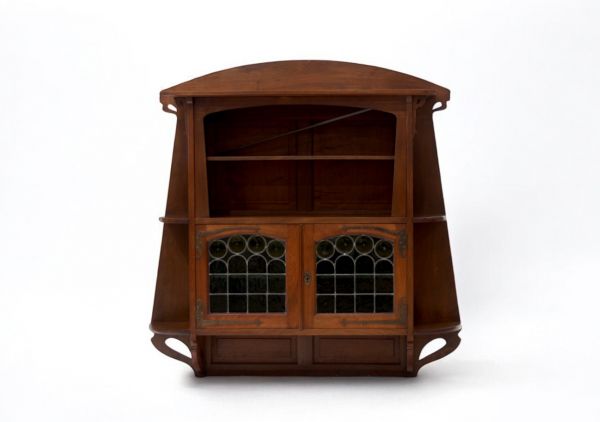Gustave SERRURIER- BOVY (1858-1910) - Art Nouveau wall shelf, circa 1900