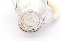 Axel SOLOMONSEN (20th century) Solid silver coffee service, hallmarked 925.
