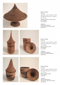 Collection of over 200 Central African baskets from the 19th and 20th centuries - Collection of Mr Christian Borzykowski.