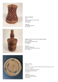 Collection of over 200 Central African baskets from the 19th and 20th centuries - Collection of Mr Christian Borzykowski.