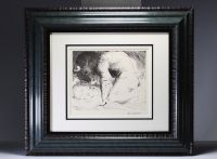 Pablo PICASSO (1881-1973) ‘Minotaure caressing a sleeper’ Drypoint engraving from the Vollard suite, 1933