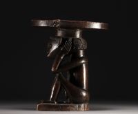 Anthropomorphic stool -Tchokwé - Rep.dem.Congo