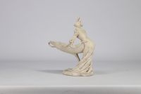Coupe de table en porcelaine de Royal Dux - Art Nouveau