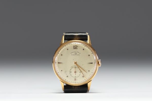 ELECTION - Gentleman's watch in 18k gold, calibre 645, circa 1950-60.