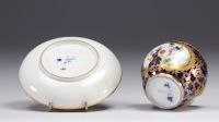 MARCOLINI, Sugar bowl in Meissen porcelain.