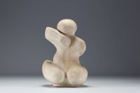 Guido METSERS (1940- ) Sculpture of a woman in relief, signed on the base.