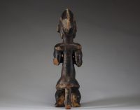 Afrique - Figure de reliquaire Fang en bois sculpté, Gabon, 1ère partie XXème.