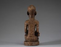 Afrique RDC - Maternité Bakongo en bois sculpté, Congo RDC, début XXème.