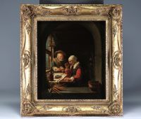 Van MIERIS le Jeune (1689-1763) école de - 