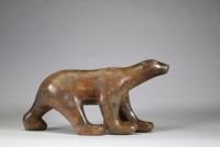 Pierre CHENET (né en 1922) – Ours polaire, sculpture en bronze