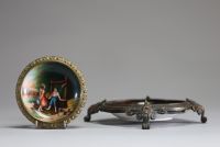 plaques en porcelaines peintes