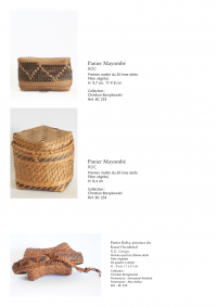 Collection of over 200 Central African baskets from the 19th and 20th centuries - Collection of Mr Christian Borzykowski.
