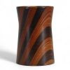 Angelo Mangiarotti (1921–2012) Vase en bois coloré pour Alpimass – Italie, vers 1980.