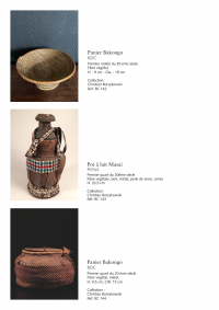 Collection of over 200 Central African baskets from the 19th and 20th centuries - Collection of Mr Christian Borzykowski.