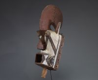 Afrique - Masque de forgeron « Kobiay » Bwa en bois polychrome, Burkina Faso . Bois, polychromie, 1ère moitié XXème.