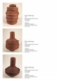 Collection of over 200 Central African baskets from the 19th and 20th centuries - Collection of Mr Christian Borzykowski.