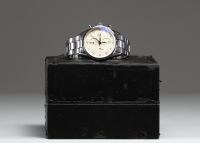 TAG Heuer - Men's Carrera Chronograph calibre 1887 automatic, 43mm case and steel bracelet, August 2013.