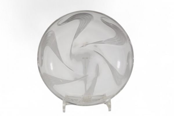 Léon Ledru (1855–1926) Grand bol en cristal taillé Manufacture du Val Saint-Lambert - vers 1900.
